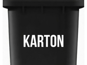 Kliko sticker “Karton” – duidelijk & overzichtelijk