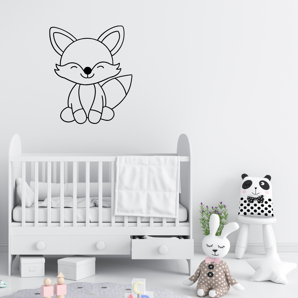 Vos vinyl sticker | Muur, raam, deur & kast sticker